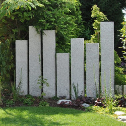 40 x 40 cm Granit-Mauersteine Elena gespalten