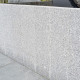 10 x 50 cm Granit-Sichtschutz Elena weißgrau 200 cm lang