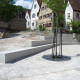 Granit-Sitzblöcke Elena weißgrau 45 x 45 x 45 cm