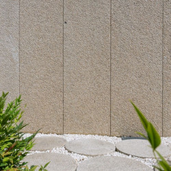 6 x 100 cm Granit-Sichtschutz Tiago gelb 100 cm lang