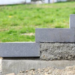 15 x 45 cm Granit-Blockstufen Alvaro anthrazi 60 cm langt
