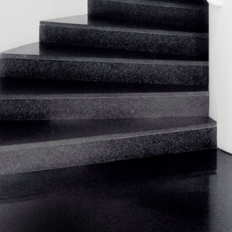 4 x 30 cm Granit-Trittstufen Adrian Black schwarz