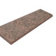 4 x 30 cm Granit-Trittstufen Raudona rot