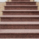 6 x 30 cm Granit-Trittstufen Raudona rot