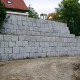 50 x 50 cm Granit-Mauersteine Griys hellgrau auf Paletten