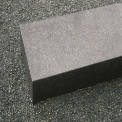 15 x 35 cm Basaltlava-Blockstufen Vulcano grau 75 cm lang