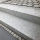20 x 40 cm Granit-Blockstufen Griys hellgrau 80 cm lang