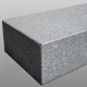 15 x 35 cm Granit-Blockstufen Elena weißgrau geflammt 200 cm lang