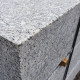 20 x 45 cm Granit-Blockstufen Elena weißgrau 50 cm lang