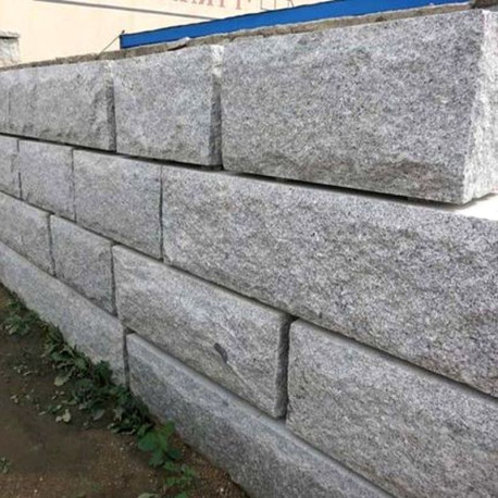 15 x 35 cm Granit-Blockstufen Alvaro anthrazit geflammt 300 cm lang