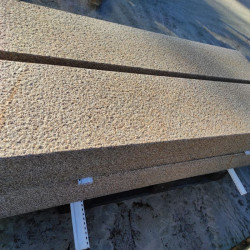 10 x 25 cm Granitpalisaden Tiago gelb 350 cm lang