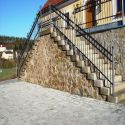 20 cm hohe Blockstufen