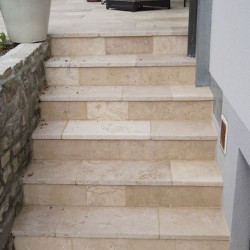48 Trittstufen 100 x 6 x 30 cm Granit Tiago gelb