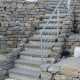 8 x 30 cm Granit Trittstufen Alvaro anthrazit 300 cm lang
