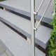 8 x 30 cm Granit Trittstufen Alvaro anthrazit