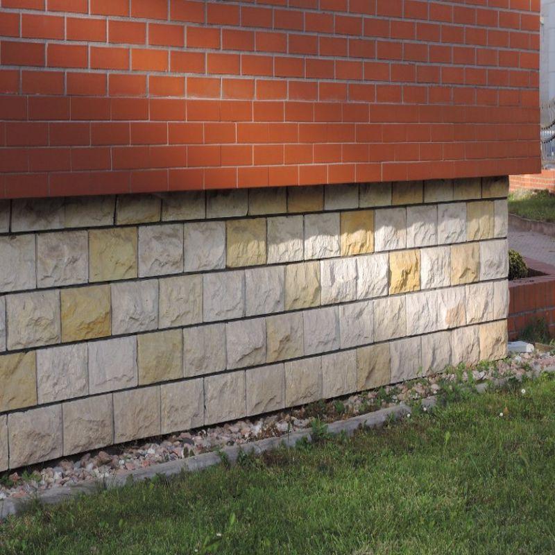 3 - 3,5 cm starke Sandstein-Verblender Farin beige
