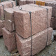 40 x 40 cm Granit-Mauersteine Raudona rot 40cm tief