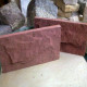 2 - 3 cm starke Sandstein Verblender Mapula rot 15 cm lang
