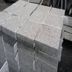 6 cm starke Granit Pflasterplatten Griys hellgrau