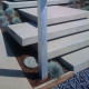 15 cm starke Granit Podestplatten Griys hellgrau 200 x 100 cm