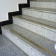 4 x 30 cm Granit Trittstufen Griys hellgrau