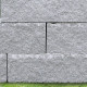 30 x 30 cm Granit-Mauersteine Griys hellgrau, mit 4 gesägten Flächen
