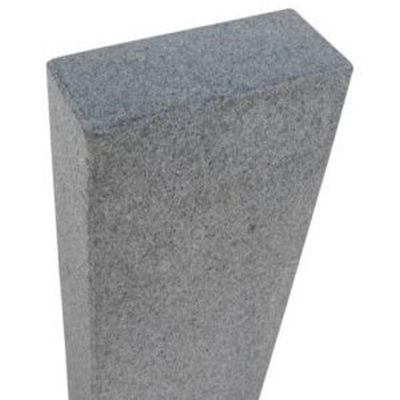 8 x 25 cm Granitpalisaden Alvaro anthrazit 80 cm lang