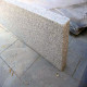 8 x 20 cm Granitpalisaden Griys hellgrau 100 cm lang