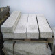 8 x 20 cm Granitpalisaden Griys hellgrau 200 cm lang