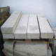 8 x 20 cm Granitpalisaden Griys hellgrau 200 cm lang