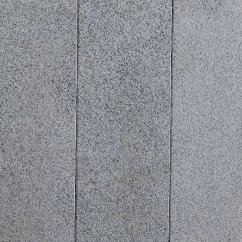 6 x 50 cm Granit Sichtschutz Griys hellgrau 200 cm lang