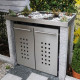 15 x 15 cm Granitpfosten Griys hellgrau 300 cm lang