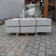 20 x 20 cm Granitpfosten Griys hellgrau 200 cm lang