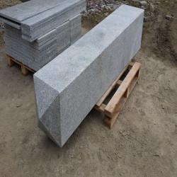 20 x 20 cm Limes Granitpfosten Griys hellgrau