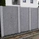 25 x 25 cm Granitpfosten Griys hellgrau 350 cm lang