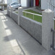 30 x 30 cm Limes-Granitpfosten Griys hellgrau 100 cm lang
