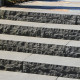 15 x 35 cm Basalt Blockstufen schwarz, geflammt