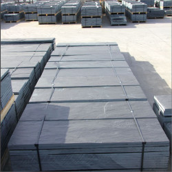 3 cm starke Schiefer Terrassenplatten schwarz