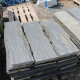 3 - 7 cm starke Schieferpalisaden Schwarz 100 cm lang