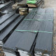 3 - 7 cm starke Schieferpalisaden Schwarz 200 cm lang