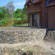 4 - 15 cm hohe Basalt-Mauersteine Nika schwarz