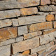 8 - 15 cm hohe Schiefer-Mauersteine Oxido bunt Detail