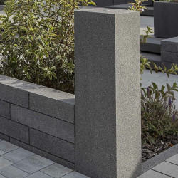 30 x 30 cm Granitpfosten Alvaro anthrazit