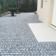 15 cm starke Kalkstein Podestplatte Blancka Flava weiß 150 x 100 cm