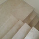 6 x 30 cm  Kalkstein Trittstufen Blancka Flava weiß 150 cm lang