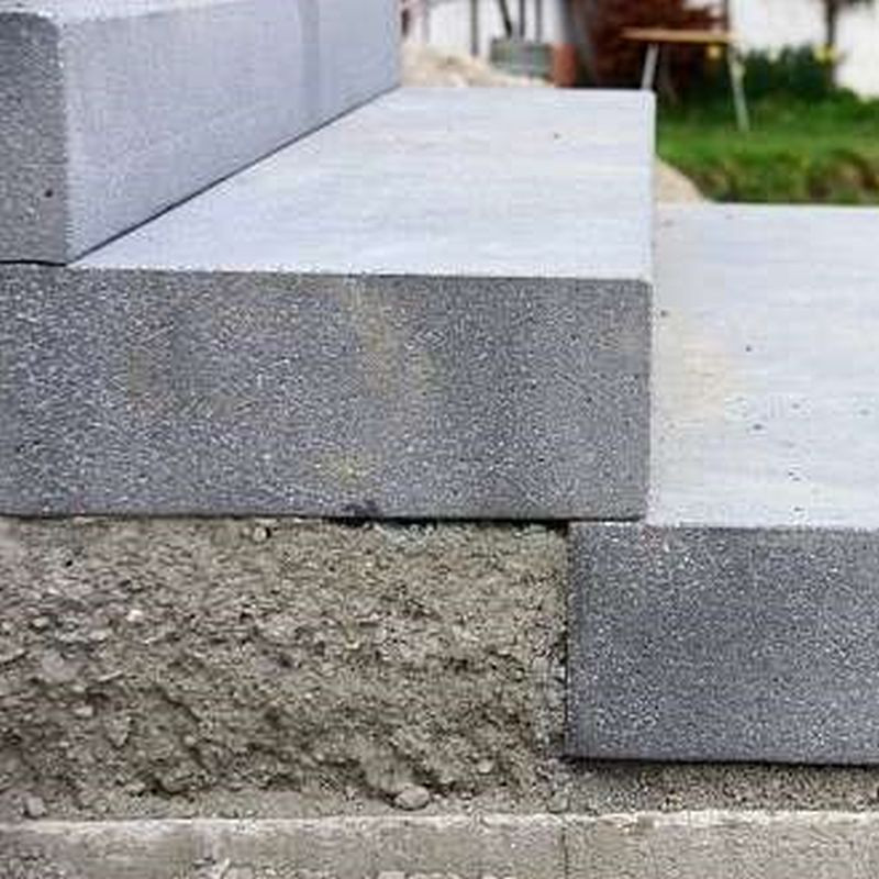 15 x 40 cm Granit Blockstufen Alvaro anthrazit Detail