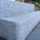 20 x 45 cm Granit Blockstufen Elena weißgrau 350 cm lang