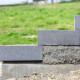 15 x 45 cm Granit Blockstufen Alvaro anthrazit 150 cm lang
