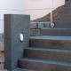 18 x 35 cm Granit Blockstufen Alvaro anthrazit 100 cm lang
