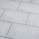 6 cm starke Granit Pflasterplatten Elena weißgrau 60 x 30 cm